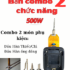 Combo mỏ hàn xung thông minh 500W, Máy hàn ống đồng Welgun WS-1500-PN, dùng Pin, nặng 550g - Makita 2 phụ kiện