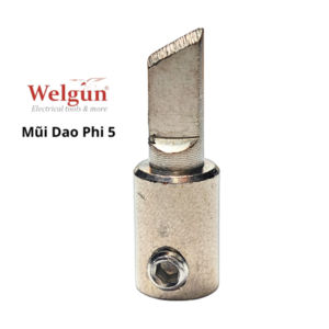 Đầu mũi hàn hợp kim siêu bền gia nhiệt nhanh dễ vệ sinh cho mỏ hàn xung thông minh Welgun - Mũi dao K20