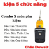 Combo mỏ hàn xung thông minh 500W, Máy hàn ống đồng Welgun WS-1500-PN, dùng Pin, nặng 550g - Dewalt 5 phụ kiện