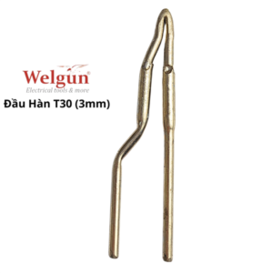 Đầu mũi hàn hợp kim siêu bền gia nhiệt nhanh dễ vệ sinh cho mỏ hàn xung thông minh Welgun - T25