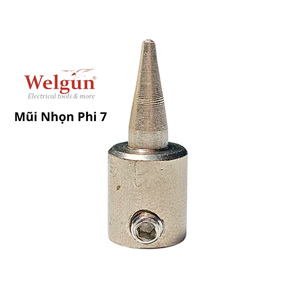 Đầu mũi hàn hợp kim siêu bền gia nhiệt nhanh dễ vệ sinh cho mỏ hàn xung thông minh Welgun – Mũi nhọn B30