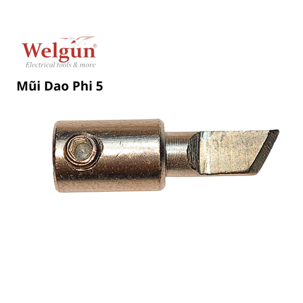 Đầu mũi hàn hợp kim siêu bền gia nhiệt nhanh dễ vệ sinh cho mỏ hàn xung thông minh Welgun - Mũi dao K20 - Ảnh 4