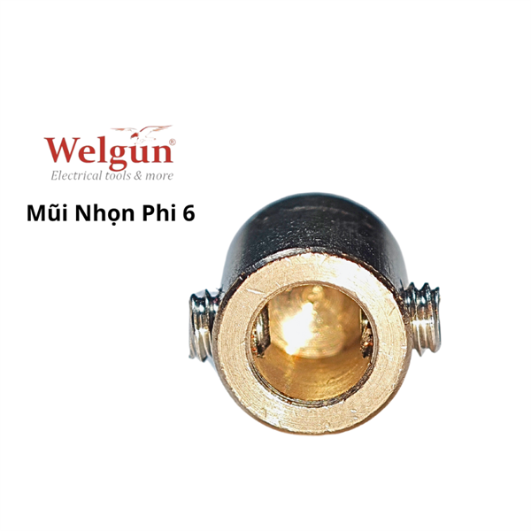 Đầu mũi hàn hợp kim siêu bền gia nhiệt nhanh dễ vệ sinh cho mỏ hàn xung thông minh Welgun - Mũi nhọn B25 - Ảnh 3