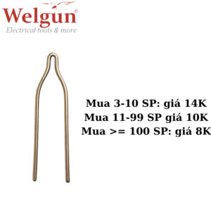 Đầu hàn dây Đồng C20(2mm) Welgun dùng được cho Máy 130W Welgun và máy hàn xung biến áp cơ như Tệp, Bách Khoa, Weller...