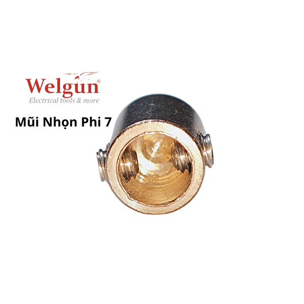 Đầu mũi hàn hợp kim siêu bền gia nhiệt nhanh dễ vệ sinh cho mỏ hàn xung thông minh Welgun - Mũi nhọn B30 - Ảnh 3