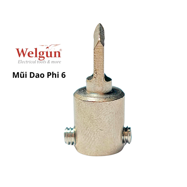 Đầu mũi hàn hợp kim siêu bền gia nhiệt nhanh dễ vệ sinh cho mỏ hàn xung thông minh Welgun - Mũi dao K25 - Ảnh 2