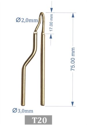 Alternative view of Đầu mũi hàn hợp kim siêu bền gia nhiệt nhanh dễ vệ sinh cho mỏ hàn xung thông minh Welgun - T20