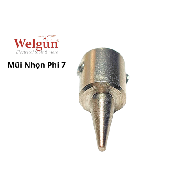 Đầu mũi hàn hợp kim siêu bền gia nhiệt nhanh dễ vệ sinh cho mỏ hàn xung thông minh Welgun - Mũi nhọn B30 - Ảnh 4