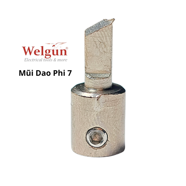 Đầu mũi hàn hợp kim siêu bền gia nhiệt nhanh dễ vệ sinh cho mỏ hàn xung thông minh Welgun - Mũi dao K30 - Ảnh 2